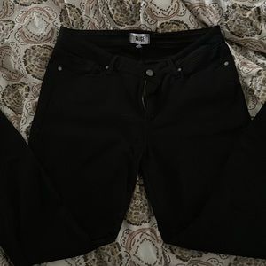 Paige black skinny jeans size 32